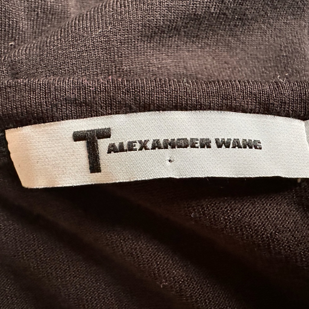 T by Alexander Wang Women's Black Long Sleeve Shirt - Picture 13 of 15